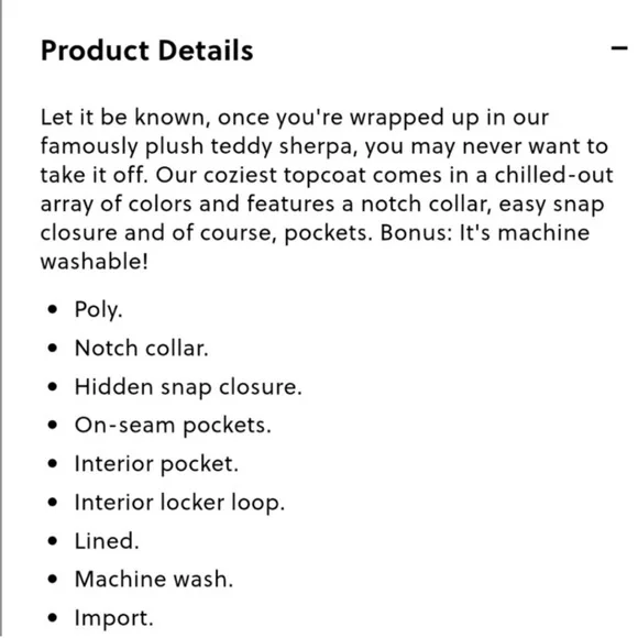 J. Crew  Teddy Coat size Small - Picture 9 of 9